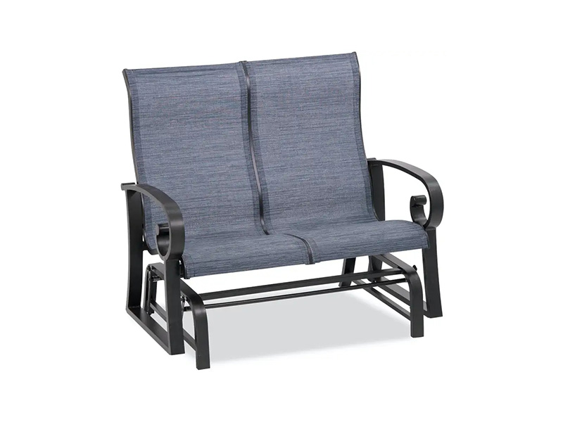 Faoileoir Loveseat Sling Patio Alúmanam Grianstad