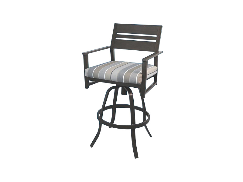 Gné Alúmanam Patio Sclóine Barstool le airde gcuntar