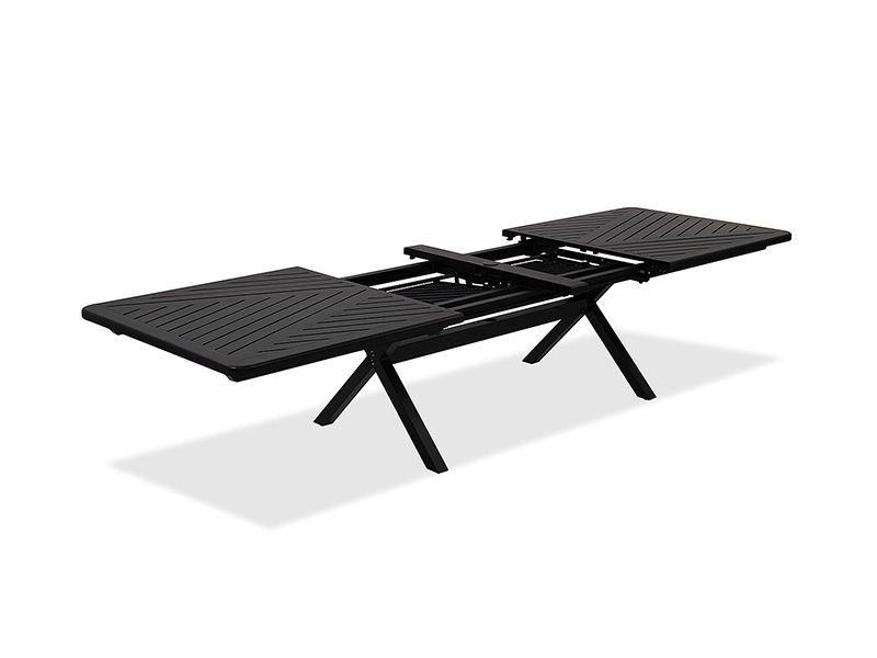 Patio Alúmanam Cré-umha Aoise Grianstad 84-130 x 44 isteach. Tábla Bia Síneadh