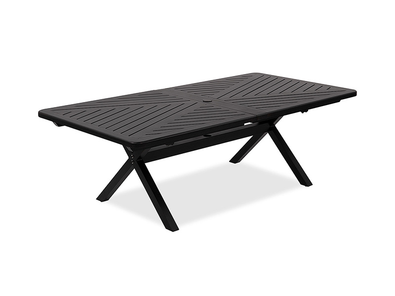 Patio Alúmanam Cré-umha Aoise Grianstad 84-130 x 44 isteach. Tábla Bia Síneadh