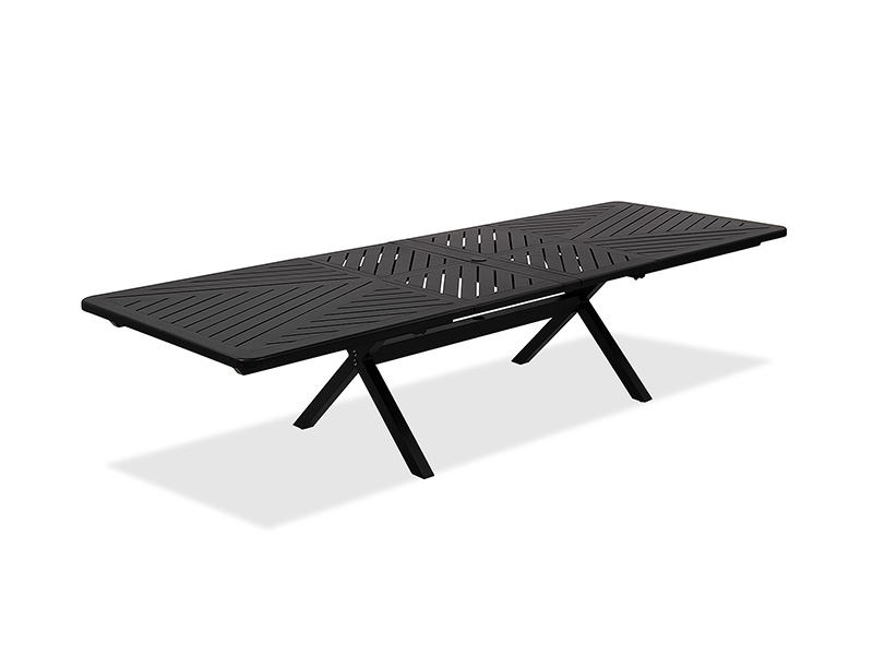 Patio Alúmanam Cré-umha Aoise Grianstad 84-130 x 44 isteach. Tábla Bia Síneadh